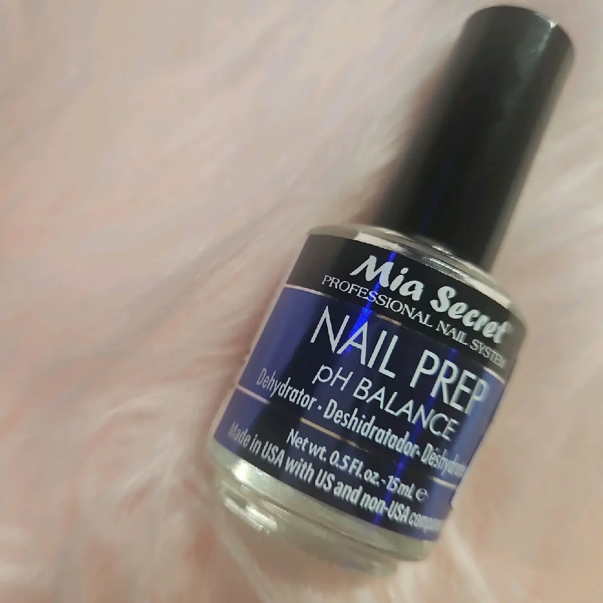 Mia Secret "Nail Prep" - Nail Dehydrator with Natural Oil Removal for Nail Polishes, Acrylic, and Gel Systems, 0.5fl oz (15mL)