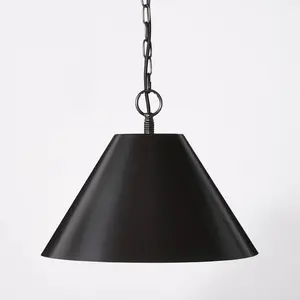Small Metal Pendant Ceiling Light Black - Threshold designed with Studio McGee