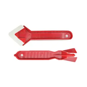 2pcs/set Mini Caulk Removal Tool, Hand Tool Scraper, Utility Tool, Practical Floor Cleaner, Tile Cleaner, Surface Glue Residue Spatula, Drywall