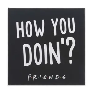 Friends How You Doin Gallery Wrapped Canvas by Open Roads