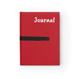 Red Light Journal - Ruled Line, Perfect for Writing and Correction