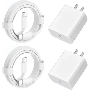 [2-Pack] 30W Pixel 9 8 7 Fast Charger for  Pixel 9 9 Pro 8 8 Pro 7 7a 7 Pro 6 6a 6 Pro, 6.6ft PD USB C Phone Wall Fast  with Block (No Overheating When )