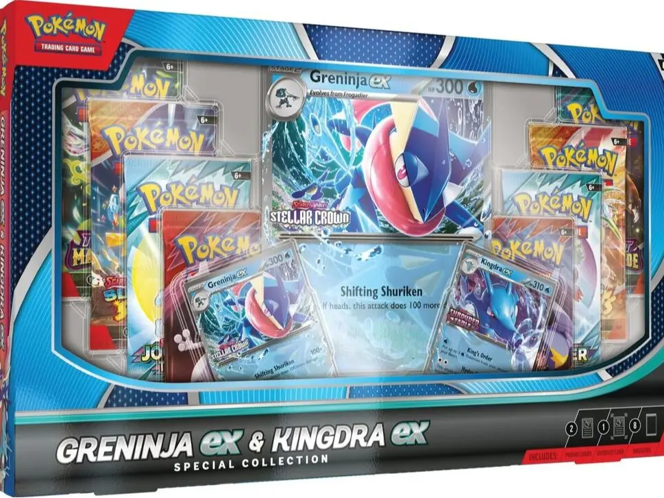 Greninja EX & Kingdra EX Special Collection Box