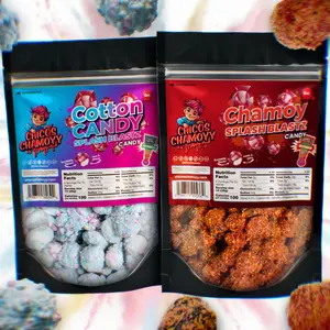 Chamoy Splash Blastz 6oz Viral Gushers + Cotton Candy Splash Blastz 6oz Viral Gushers | 12oz Bundle Chicos Chamoyy - Fruity Snack