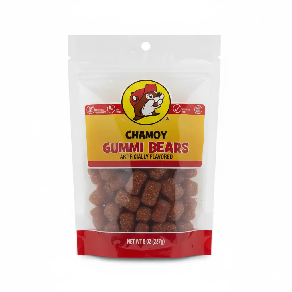 Buc-ee's Chamoy Gummi Bears - Sweet, Tangy Speciality Snack Candy