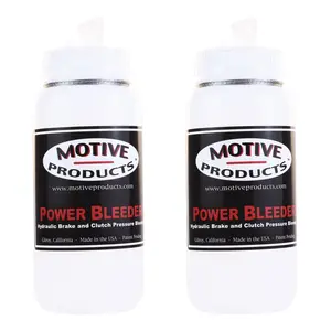 Motive Products 1820 Double Catch Bottle Kit (500ml Each) – Compatible with Power Bleeder Attachments Brake Clean