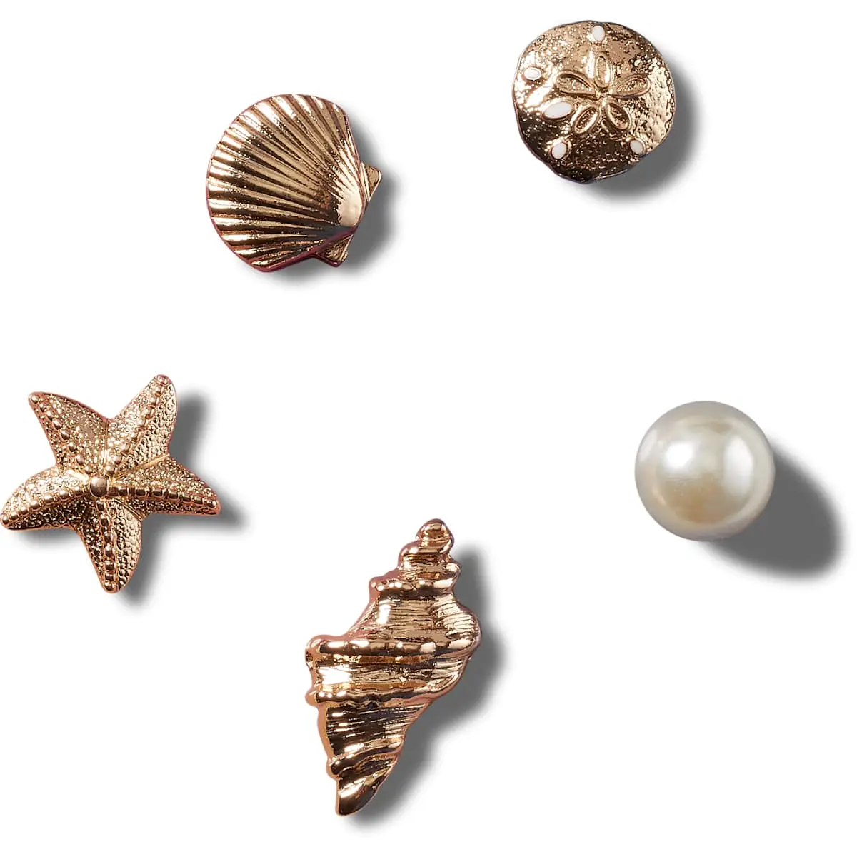 Crocs Jibbitz Summer Vibes 5 Pack Shoe Charms – Cute Florals & Jewelry-Inspired Designs