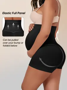 Maternity Underwear for Women, Seamless Comfortable Soft Fabric Maternity Panty, Available in Single Pack or Twin Packs, Ideal for Pregnant Ladies, Belly Pregnancy Underwear, Breathable Underwear