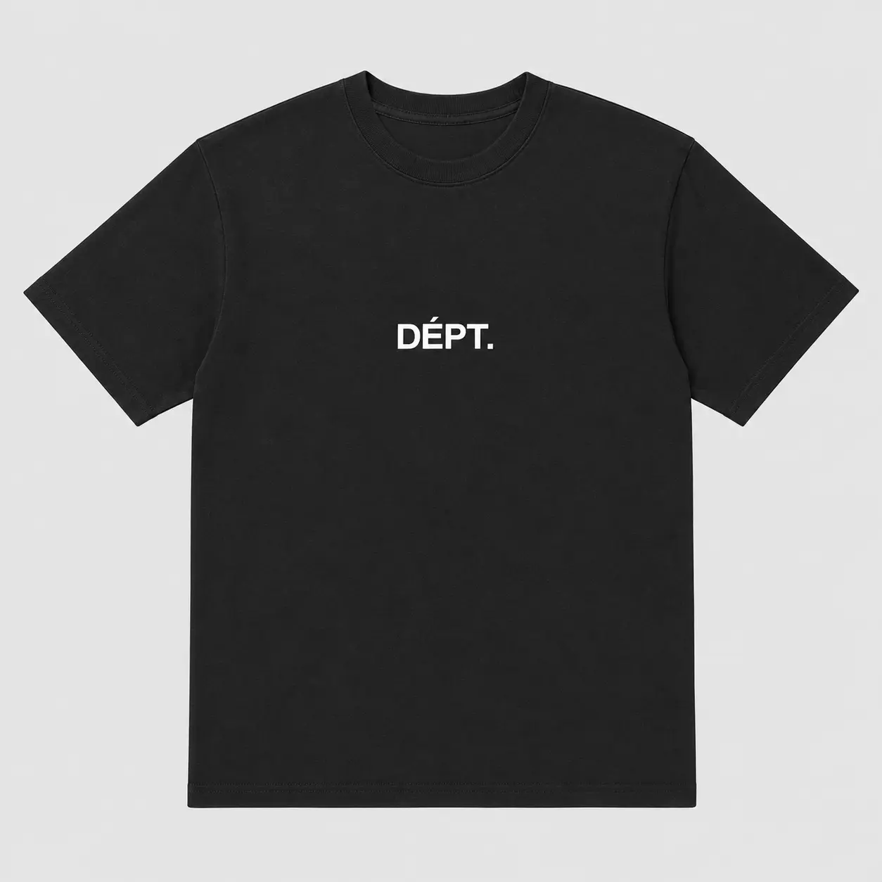 Gallery Dept Minimal Logo T-Shirt, Dépt Center Graphic, Modern Athletic Streetwear Shirt for Everyday Wear