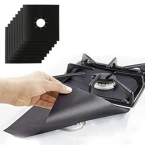 0.2MM Thick Teflon Reusable Gas Stove Mat - Non-Stick, Washable, Anti-Dirt Kitchen Protective Mat for Gas Stoves
