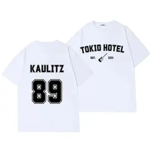 Tokio Hotel Kaultiz 89 Vintage Band T-Shirt, Retro Rock Music Graphic Tee, Double-Sided Tour Style Shirt, Aesthetic Fan Merch Top For Men & Women