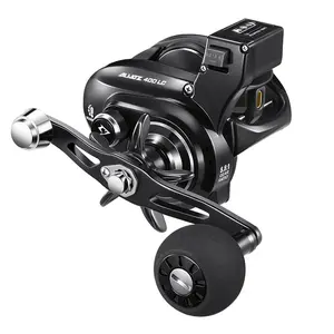 Piscifun Alijoz 400 LC Saltwater Freshwater Line Trolling Reel With Bait Clicker Fishing Gear Fishing Rod Set
