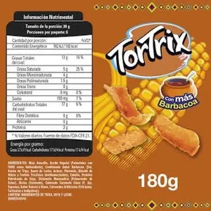 3 TORTRIX CON MÁS BARBACOA 180gr