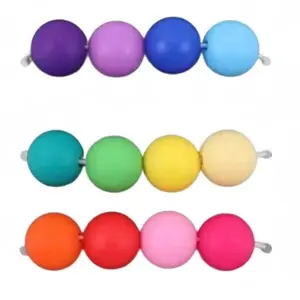 12 mm Small Round Silicone Beads DIY Jewelry & Beading Focal Pen Beads Multicolor