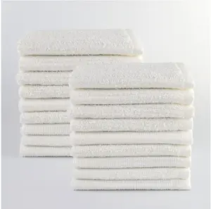 18-Piece Kitchen Bar Mop Dishcloth Set, White Absorbent Cleaning Cotton Gift