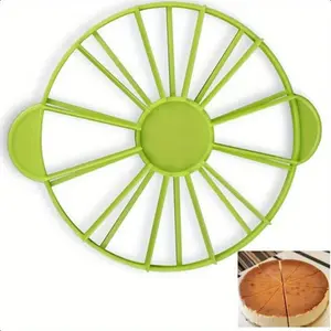 10/12 Slices Cake Equal Portion Cutter Round Bread Cake Mousse Divider Slice Marker Baking For Household Kitchen Utensils