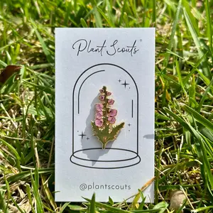 Foxglove Flower Enamel Pin