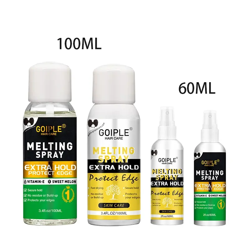 Lace Fusion & Melting Spray for Wigs, Lace Front, Strong Natural Style Retention Hold, No Glue Hair Adhesive, Glue Alternative, Suitable for Wig Extensions Closure