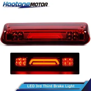 CROSSDESIGN Fit FOR FORD F150 2004-2008 RED 3D LED BAR THIRD 3RD TAIL BRAKE LIGHT CARGO LAMP