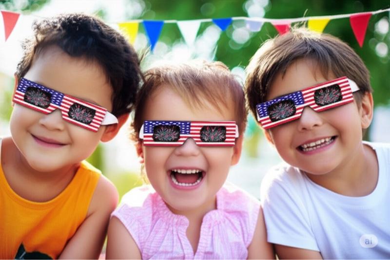 Fireworks Diffraction Glasses