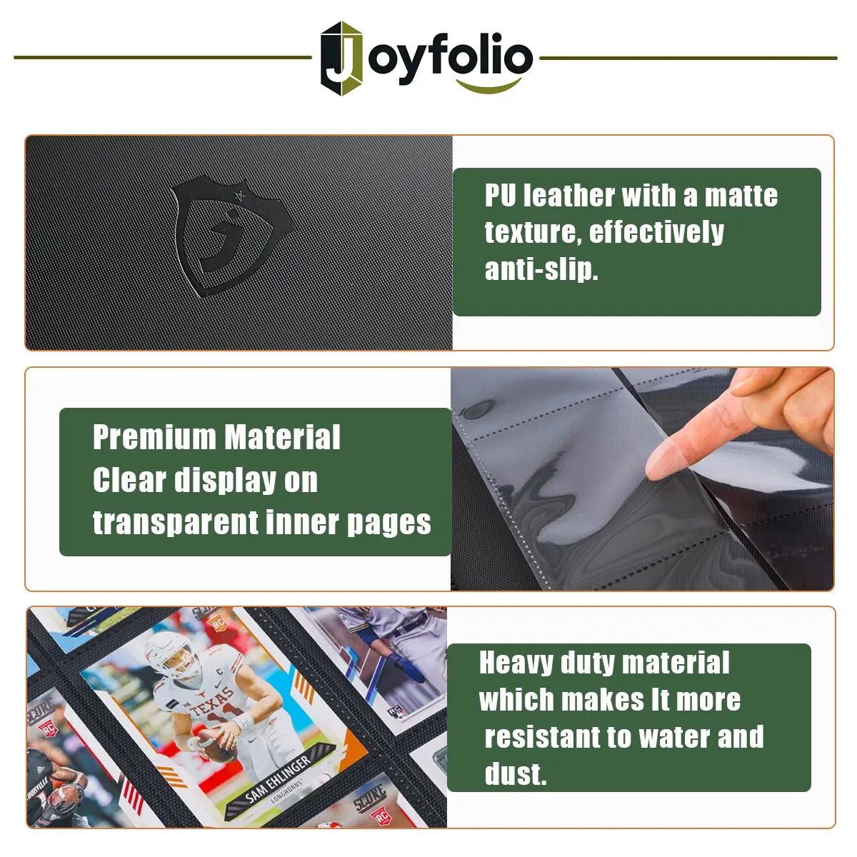 clear trading card binder pages Office Depot - - 8-1/2" x 11" (10 ct) Delivery or Pickup Near Me archival safe Card Binder, Upgraded 9 Pockets