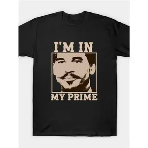 Doc Holliday I'm In My Prime Vintage T-Shirt, Tombstone Movie Fan Apparel, Val Kilmer Retro Western Cowboy Graphic Tee, Outlaw Legend Streetwear, Classic Fit 90s Film Merch, Gift for Men & Boys, Country Music Concert Top, Badass Southern Style
