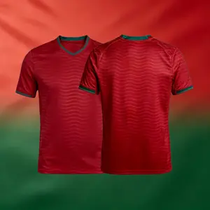 2026 Portugal Home And Away 7# Cristiano Ronaldo Short And Long Sleeve Soccer Jersey Fans Version Breathable