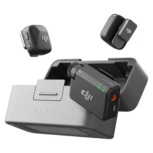 DJI Mic Mini (2 TX + 1 RX + Charging Case), Ultralight, High-Quality Audio, 48h Use DJI Mic Mini (2 TX + 1 RX + Charging Case), Ultralight, High-Quality Audio, 48h Use
