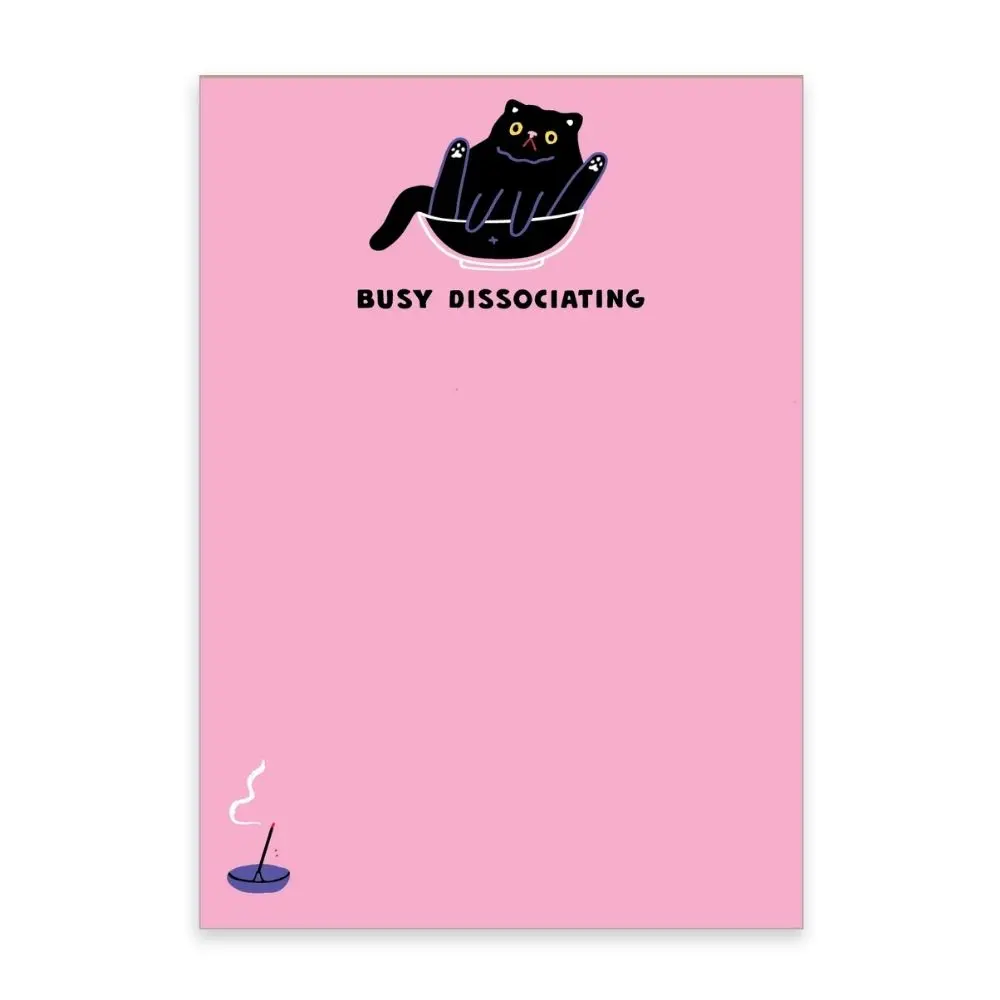 Dissociating Cat Notepad