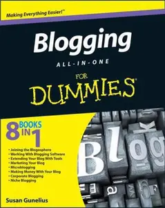 USED-Blogging All-in-One For Dummies by Susan Gunelius (Paperback)