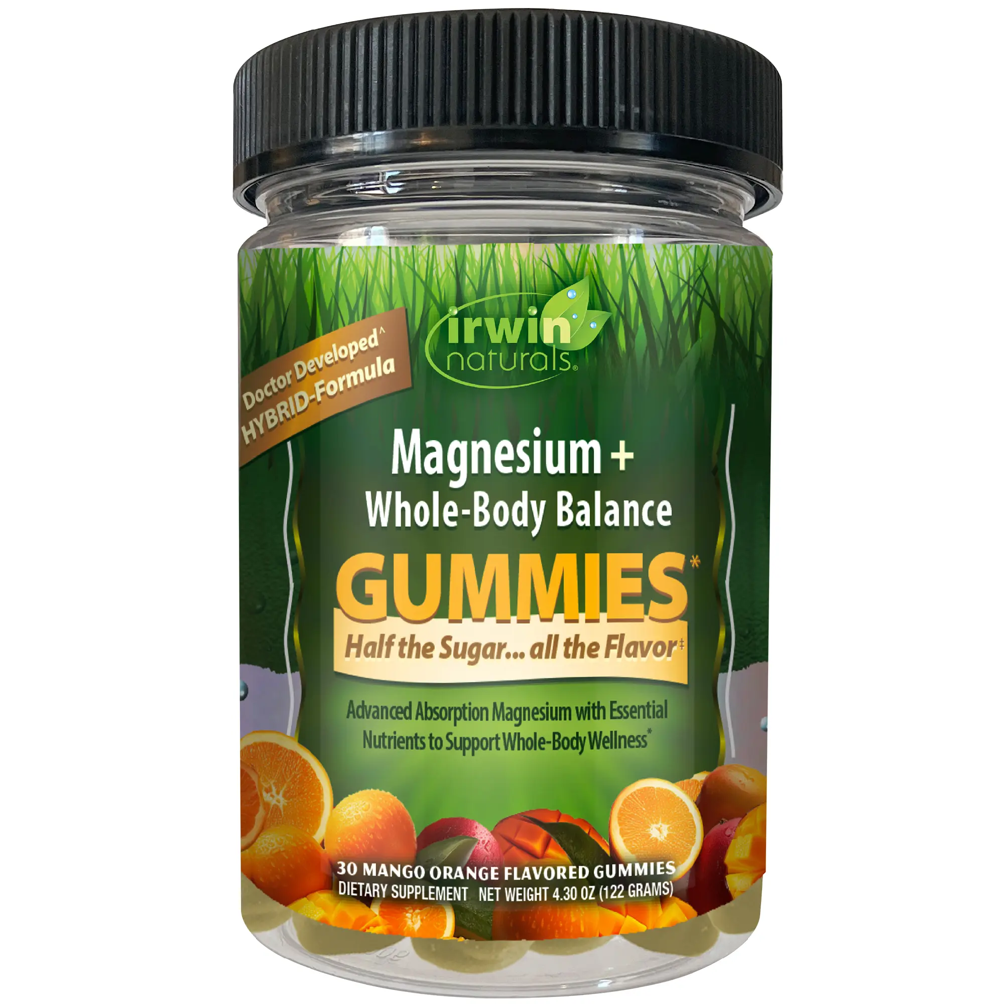 Magnesium + Whole-Body Balance Gummies | Daily Magnesium Gummies for Muscle, Nerve & Whole-Body Wellness Support | Great-Tasting Vegan Gummies | 60 Gummies