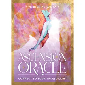 Ascension Oracle Deck and Guidebook, 36 Gold Gilt Cards, Spiritual Oracle Cards for Lightworkers