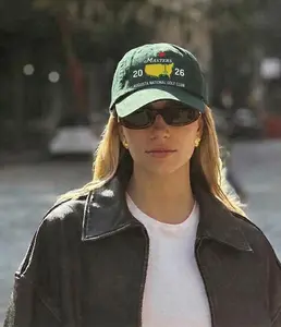 Masters 2026 Embroidered Washed Hat - Golf Minimalist Embroidered Cap Merch - Golf Club Casual Wear Washable Material Versatile for Everyday Use -  Gifts