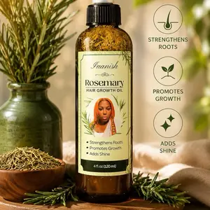 Rosemary Hair Growth Oil, Natural Care Oil for Thickness and Strengthening