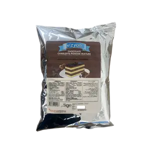 Vizyon Chocolate Charlotte Mousse Powder 11 lbs  (2.2lbx5 Sachets) – Professional Cake & Pastry Filling Mix
