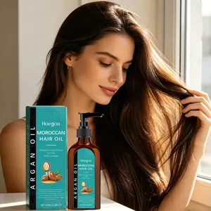 1box/2boxs Moroccan Argan Oil Hydrating Hair Treatment 100ml, Deep Moisturizing Nourishing Hair Oil for Dry Damaged Hair, Frizz Control & Split End Repair, Lightweight Leave-in Serum for All Hair Types, Travel & Daily Care Gift for Women