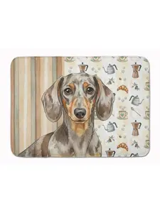 Carolines Treasures WDK7394RUG 19 x 27 in. Dapple Dachshund Coffee Bar Memory Foam Kitchen Mat