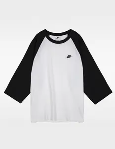 NIKE Sportswear Club Mens 3/4 Sleeve Raglan Top