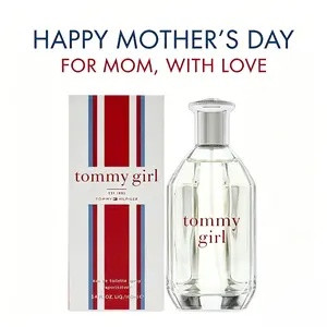 Tommy Girl by Tommy Hilfiger for Women - 3.4 oz EDT Spray, Floral Fruity Perfume, Juicy Blackcurrant & Honeysuckle, Mother‘s Day Gift for Mom