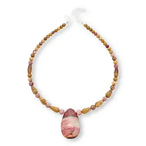 Mine Finds by Jay King  Jay King Rainbow Chalcedony and Jasper Necklace