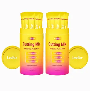 2 Pack LeeFar Cutting Drink Mix – | HD Strawberry Açaí Flavor – | (30 Servings)
