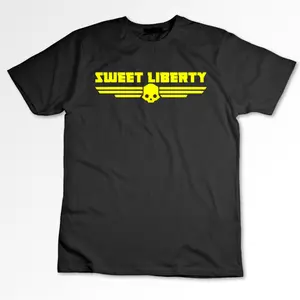 Sweet Liberty - Unisex Black Short Sleeve T-Shirt