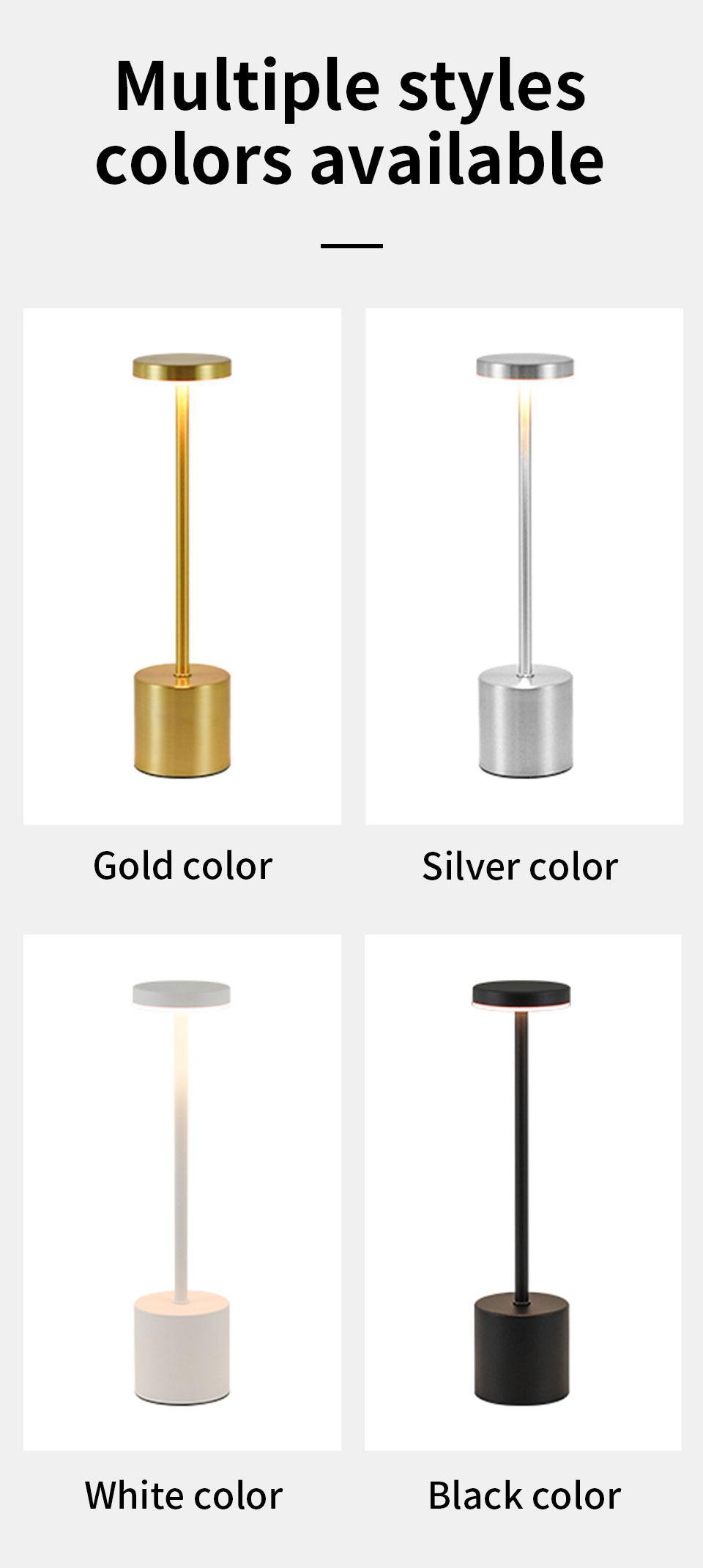 Luxury Crystal Rechargeable Wireless LED Desk Lamp Eye Caring Night Light Three Color Adjustable Stepless Dimming USB Powered Touch Control Acrylic Base Ideal for Bedroom Living Room Dining Table Party Halloween Decor Perfect Gift Choice