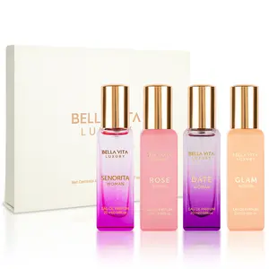 Luxury Women's Perfume Gift Set with Rose, Senorita, Date, and Glam | 80ml | Perfume for Women | Pink Pepper, Yuzu and Floral Peach | Long Lasting Fragrance