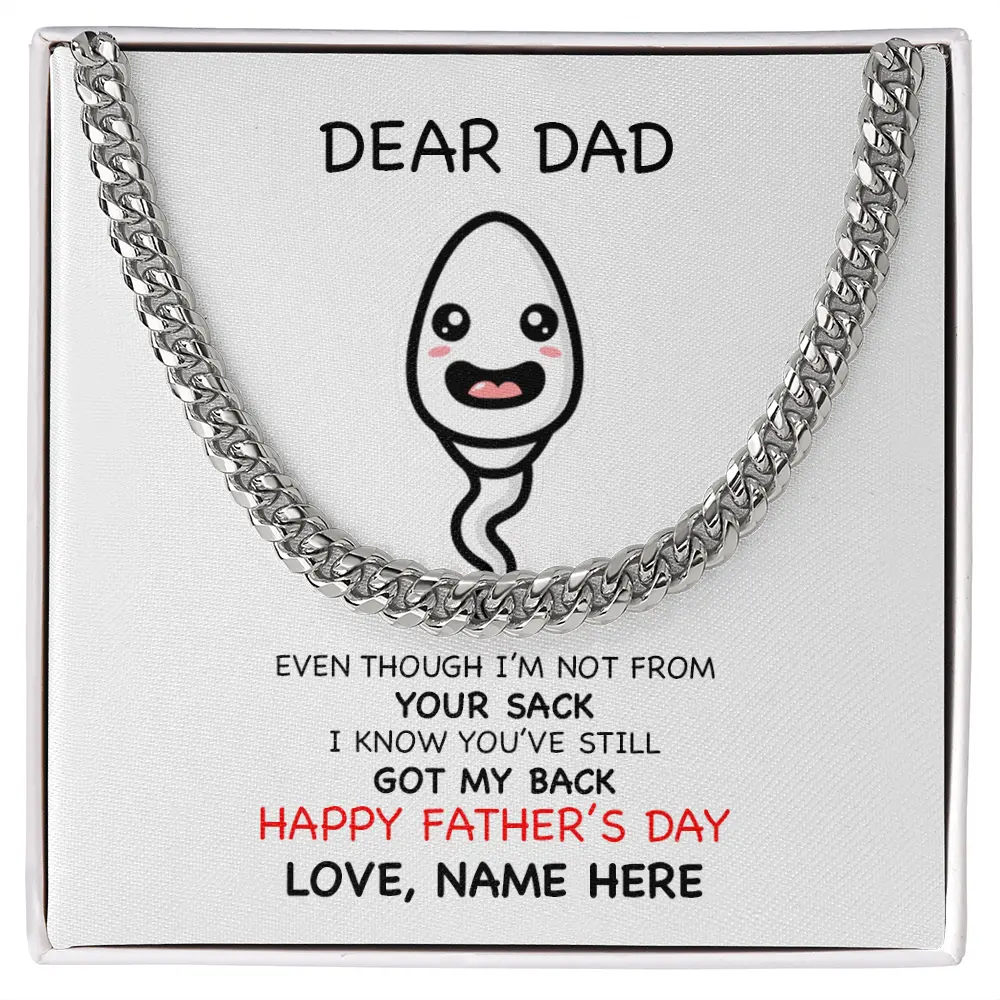Custom Name Message Gift For Step Dad,Funny Father's Day Present For Bonus Dad, Foster Parent from Bonus Daughter