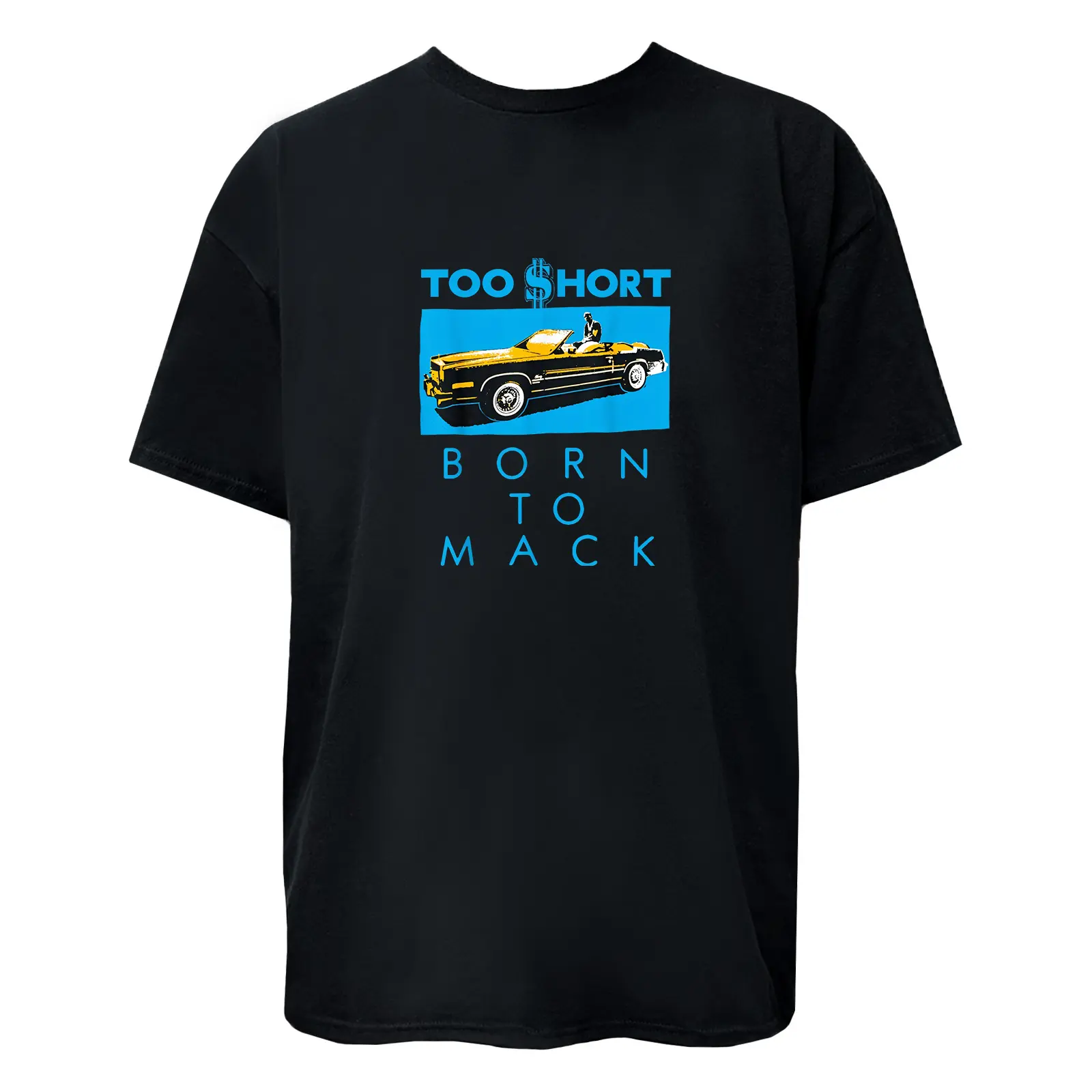 Too Short Born to Mack T-Shirt – Classic Hip-Hop Graphic Tee – Black & White – Available in S, M, L, XL, XXL
