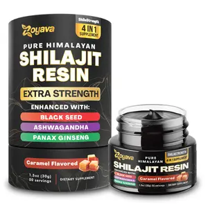 Zoyava Shilajit Resin: Pure Himalayan All-in-One Supplement with Extra Strength Ingredients - Caramel Flavored Zoyava Shilajit Resin: Pure Himalayan All-in-One Supplement with Extra Strength Ingredients - Caramel Flavored