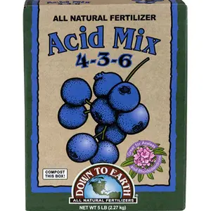 Down To Earth Acid Mix OMRI Certified Organic fertilizer for Planting and Gardening