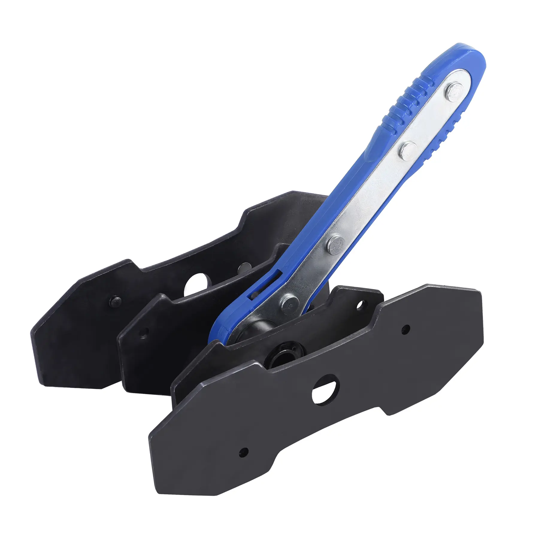 JIFETOR Brake Caliper Press Tool, 360 Degree Swing Ratchet Expander Wrench Car Wheel Piston Spreader with Extra 3PCS Large Plates for Single Twin Quad Sextuplet Piston Disc Brake Caliper Brake Pad