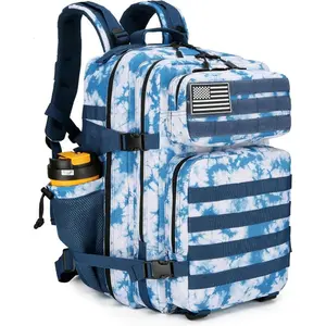 45L Military Tactical Backpack 3 Day Assault Survival Molle Pack Bug Out Bag Travel Fishing Backpack Rucksack